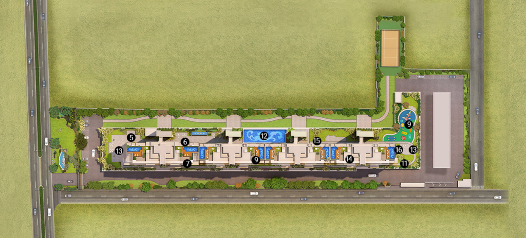 sky mansion chattarpur master plan