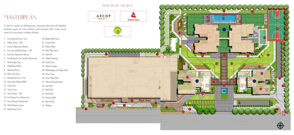 Silverglades Hightown Residence sector 28 master plan